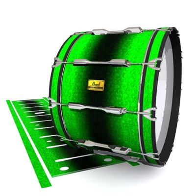 Pearl Championship Maple Bass Drum Slip (Old) - Emerald Fade (Green)