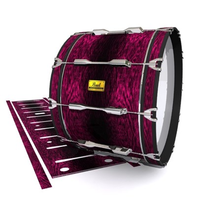 Pearl Championship Maple Bass Drum Slip (Old) - Festive Pink Rosewood (Pink)