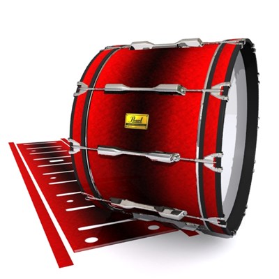 Pearl Championship Maple Bass Drum Slip (Old) - Firestorm (Red)