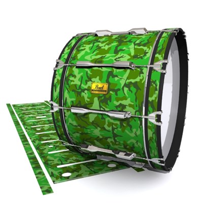 Pearl Championship Maple Bass Drum Slip (Old) - Forest Traditional Camouflage (Green)