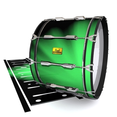 Pearl Championship Maple Bass Drum Slip (Old) - Green Light Rays (Themed)