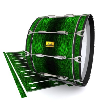 Pearl Championship Maple Bass Drum Slip (Old) - Mantis Green Rosewood (Green)