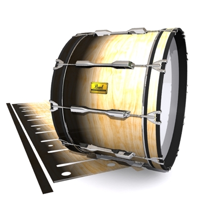 Pearl Championship Maple Bass Drum Slip (OLD) - Maple Woodgrain Black Fade (Neutral)