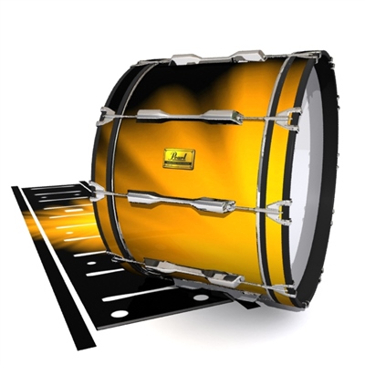 Pearl Championship Maple Bass Drum Slip (Old) - Orange Light Rays (Themed)