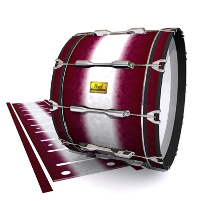 Pearl Championship Maple Bass Drum Slip (Old) - Pebble Maroon (Red)