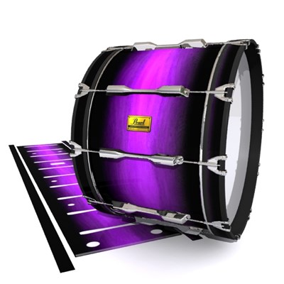 Pearl Championship Maple Bass Drum Slip (Old) - Plasma Stain Fade (Purple)