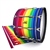 Pearl Championship Maple Bass Drum Slip (Old) - Rainbow Stripes (Themed)