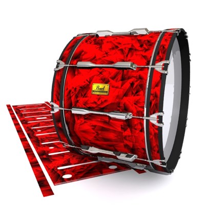 Pearl Championship Maple Bass Drum Slip (Old) - Red Cosmic Glass (Red)