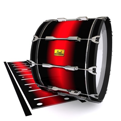 Pearl Championship Maple Bass Drum Slip (Old) - Red Line Red (Red)