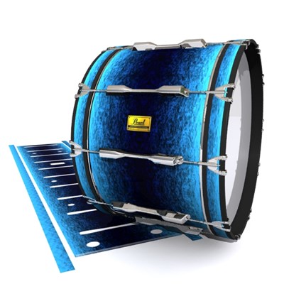 Pearl Championship Maple Bass Drum Slip (Old) - Rocky Sea (Blue)