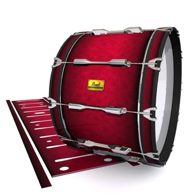 Pearl Championship Maple Bass Drum Slip (Old) - Smoke Crimson (Red)