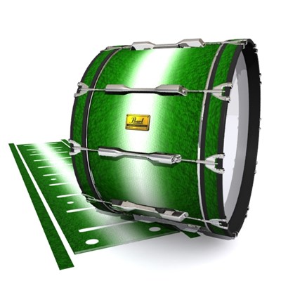 Pearl Championship Maple Bass Drum Slip (Old) - Snowy Evergreen (Green)