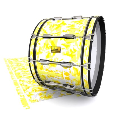 Pearl Championship Maple Bass Drum Slip (Old) - Solar Blizzard Traditional Camouflage (Yellow)