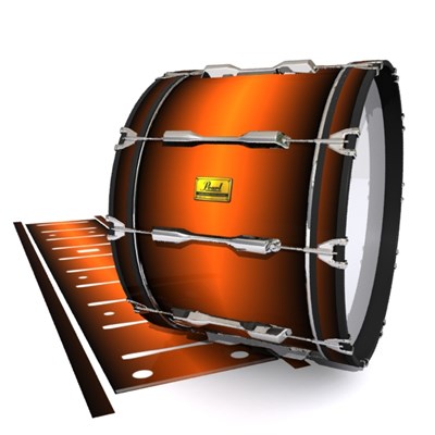 Pearl Championship Maple Bass Drum Slip (Old) - Solar Flare (Orange)