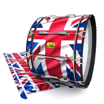 Pearl Championship Maple Bass Drum Slip (Old) - Union Jack (Themed)