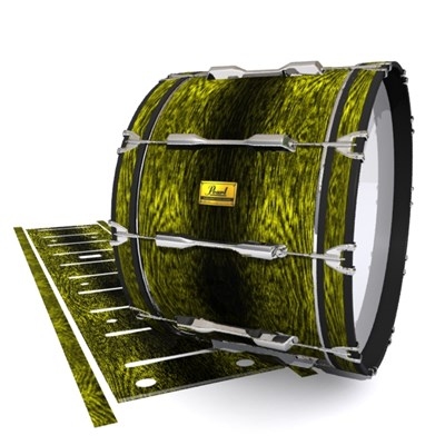 Pearl Championship Maple Bass Drum Slip (Old) - Yellow Jacket Rosewood (Yellow)