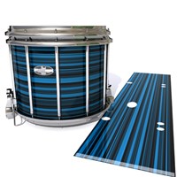 Pearl Championship CarbonCore Snare Drum Slip - Blue Horizon Stripes (Blue)