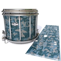 Pearl Championship CarbonCore Snare Drum Slip - Blue Slate Traditional Camouflage (Blue)