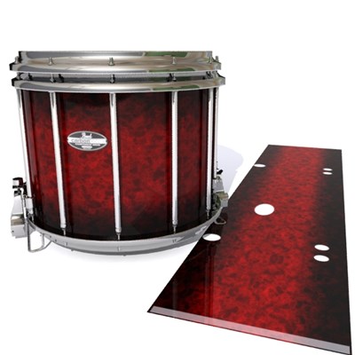 Pearl Championship CarbonCore Snare Drum Slip - Burning Embers (red)