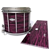 Pearl Championship CarbonCore Snare Drum Slip - Chaos Brush Strokes Maroon and Black (Red)