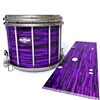 Pearl Championship CarbonCore Snare Drum Slip - Chaos Brush Strokes Purple and Black (Purple)