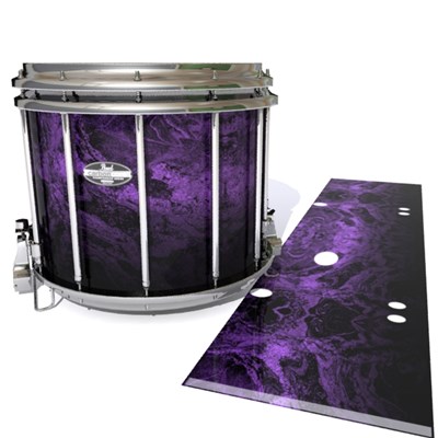 Pearl Championship CarbonCore Snare Drum Slip - Coast GEO Marble Fade (Purple)
