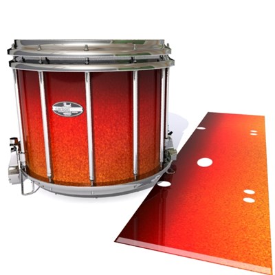 Pearl Championship CarbonCore Snare Drum Slip - Coral Sunset (Orange)