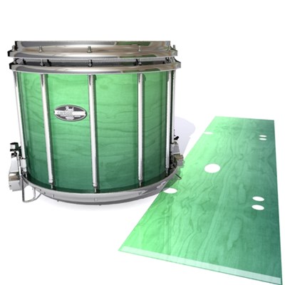 Pearl Championship CarbonCore Snare Drum Slip - Elusive Green Fade (Green)