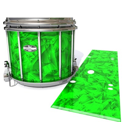 Pearl Championship CarbonCore Snare Drum Slip - Green Cosmic Glass (Green)