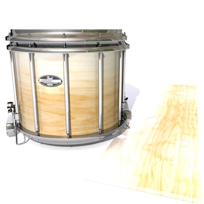 Pearl Championship CarbonCore Snare Drum Slip - Maple Woodgrain White Fade (Neutral)