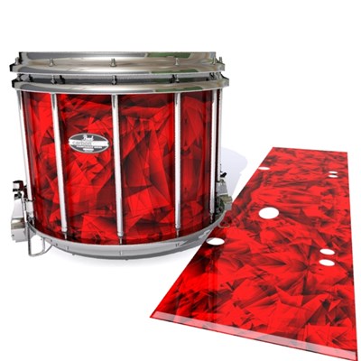 Pearl Championship CarbonCore Snare Drum Slip - Red Cosmic Glass (Red)