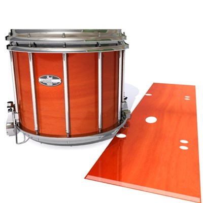 Pearl Championship CarbonCore Snare Drum Slip - Scarlet Stain (Orange)