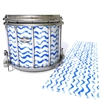 Pearl Championship CarbonCore Snare Drum Slip - Wave Brush Strokes Blue and White (Blue)