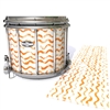 Pearl Championship CarbonCore Snare Drum Slip - Wave Brush Strokes Orange and White (Orange)