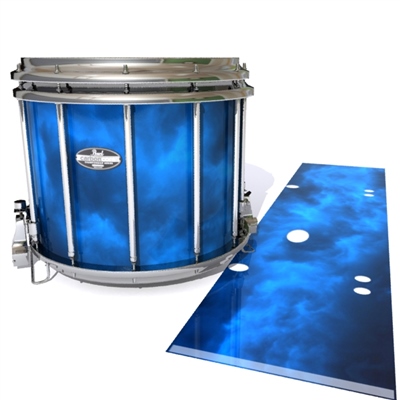 Pearl Championship CarbonCore Snare Drum Slip - Blue Smokey Clouds (Themed)