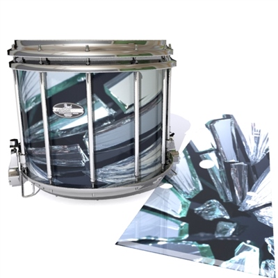 Pearl Championship CarbonCore Snare Drum Slip - Broken Glass (Themed)