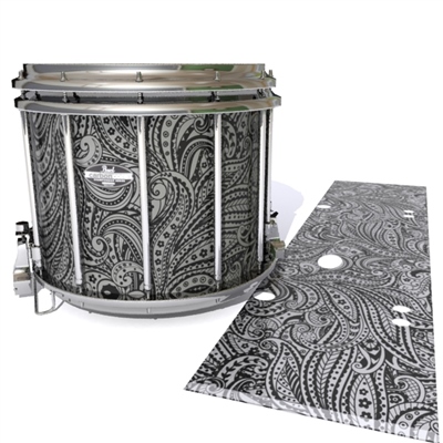 Pearl Championship CarbonCore Snare Drum Slip - Grey Paisley (Themed)