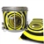 Pearl Championship CarbonCore Snare Drum Slip - Yellow Vortex Illusion (Themed)