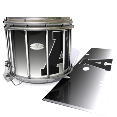 Pearl Championship Maple Snare Drum Slip - Athletic Block Letter Fade (Choose Your Colors)