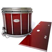 Pearl Championship Maple Snare Drum Slip - Apple Maple Fade (Red)