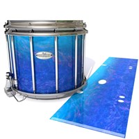 Pearl Championship Maple Snare Drum Slip - Aquatic Blue Fade (Blue)