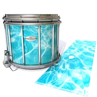 Pearl Championship Maple Snare Drum Slip - Aquatic Refraction (Themed)
