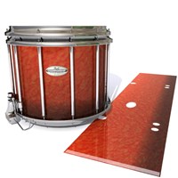 Pearl Championship Maple Snare Drum Slip - Autumn Fade (Orange)