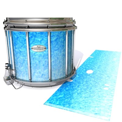 Pearl Championship Maple Snare Drum Slip - Blue Ice (Blue)