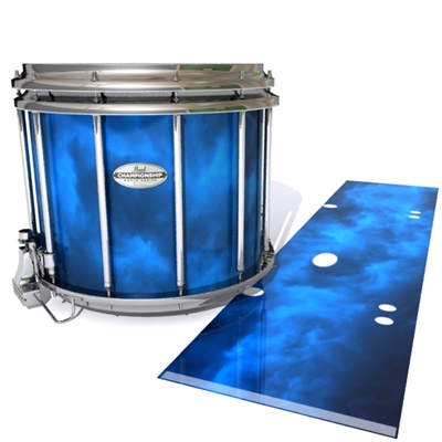 Pearl Championship Maple Snare Drum Slip - Blue Smokey Clouds (Themed)