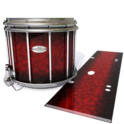 Pearl Championship Maple Snare Drum Slip - Burning Embers (red)