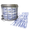 Pearl Championship Maple Snare Drum Slip - Chaos Brush Strokes Navy Blue and White (Blue)