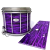 Pearl Championship Maple Snare Drum Slip - Chaos Brush Strokes Purple and Black (Purple)