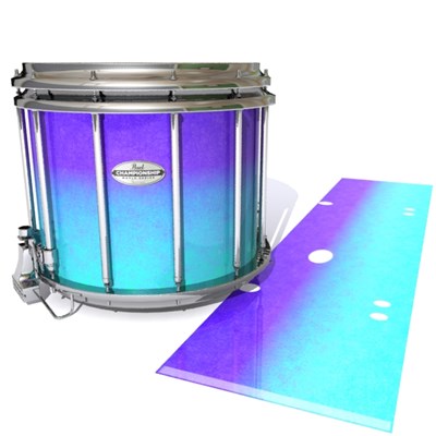 Pearl Championship Maple Snare Drum Slip - Dejavu (Blue)