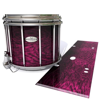 Pearl Championship Maple Snare Drum Slip - Festive Pink Rosewood (Pink)